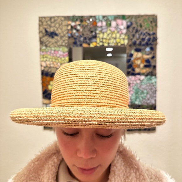 Vintage Handmade Kaminski Australia Raffia Hat Gorgeous, Classic, Trendy, Luxury - Picture 10 of 14